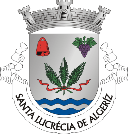 Braso da freguesia de Santa Lucrcia de Algerz