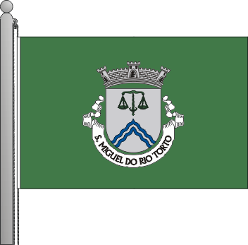 Bandeira da freguesia de So Miguel do Rio Torto