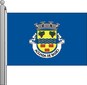 Bandeira da freguesia de Aguada de Baixo