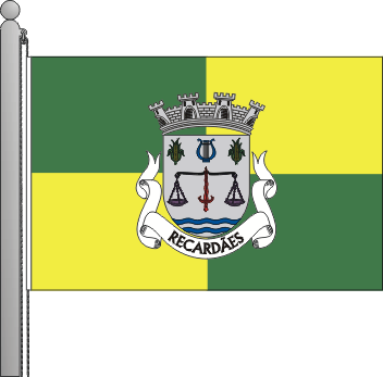 Bandeira da freguesia de Recardes