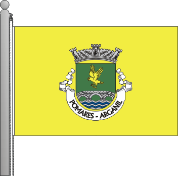 Bandeira da freguesia de Pomares