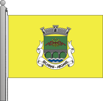 Bandeira da freguesia de Secarias