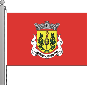 Bandeira da freguesia de Cimbres