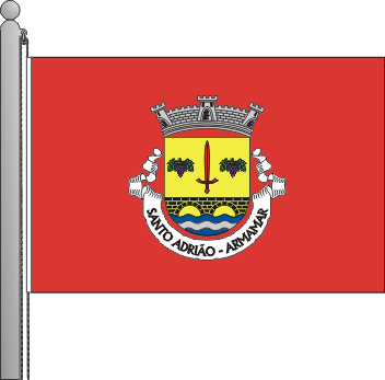 Bandeira da freguesia de Santo Adrio