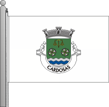 Bandeira da freguesia de Cardosas
