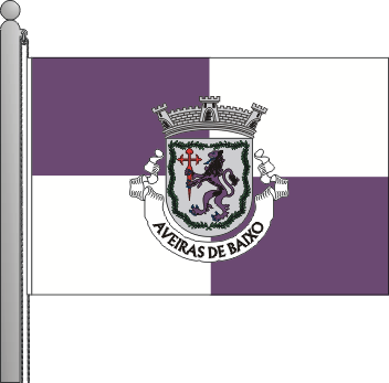 Bandeira da freguesia de Aveiras de Baixo