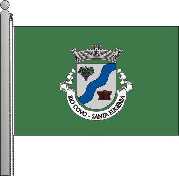 Bandeira da freguesia de Santa Eugnia de Rio Covo
