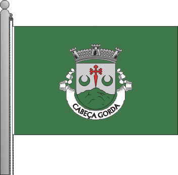 Bandeira da freguesia de Cabea Gorda