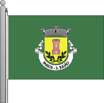 Bandeira da freguesia de So Julio de Passos