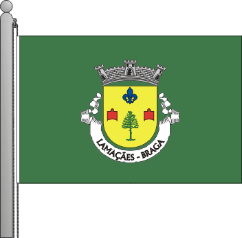 Bandeira da freguesia de Lamaes