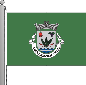 Bandeira da freguesia de Santa Lucrcia de Algerz