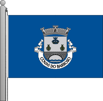 Bandeira da freguesia de Covas do Barroso