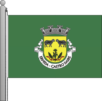 Bandeira da freguesia de Ermida