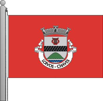 Bandeira da freguesia de Loivos