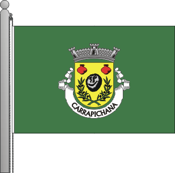 Bandeira da freguesia de Carrapichana