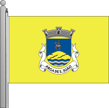 Bandeira da freguesia de Arga de So Joo