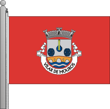 Bandeira da freguesia de Vilar de Mouros