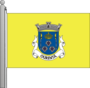 Bandeira da freguesia de Ourent