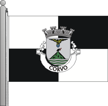 Bandeira do municpio do Corvo