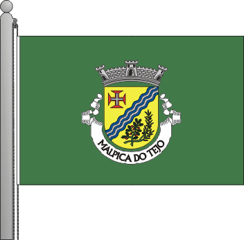 Bandeira da freguesia de Malpica do Tejo