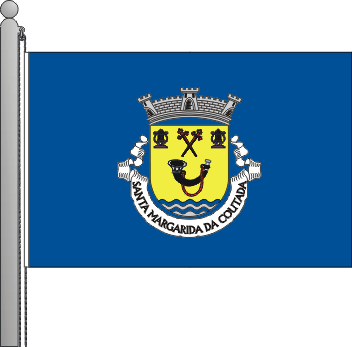 Bandeira da freguesia de Santa Margarida da Coutada