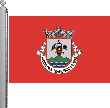 Bandeira da freguesia de So Francisco de Assis