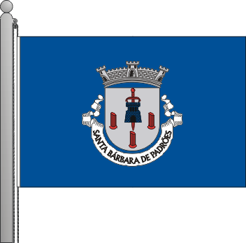 Bandeira da freguesia de Santa Brbara de Padres
