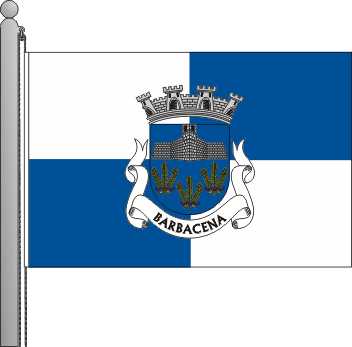 Bandeira da freguesia de Barbacena