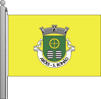 Bandeira da freguesia de So Romo de Ares