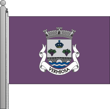 Bandeira da freguesia de Vermiosa