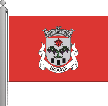 Bandeira da freguesia de Ligares