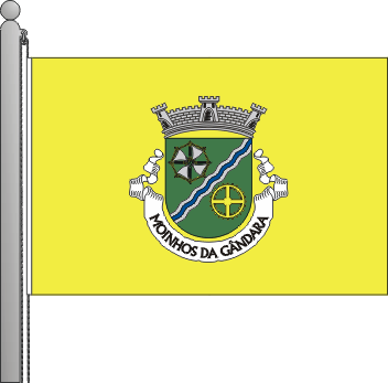 Bandeira da freguesia de Moinhos da Gndara