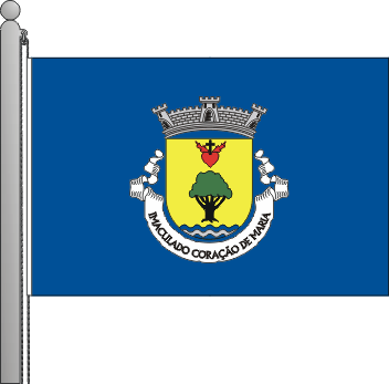 Bandeira da freguesia de Imaculado Corao de Maria