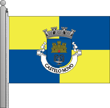 Bandeira da freguesia de Castelo Novo