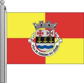 Bandeira do municpio de Ferreira do Zzere