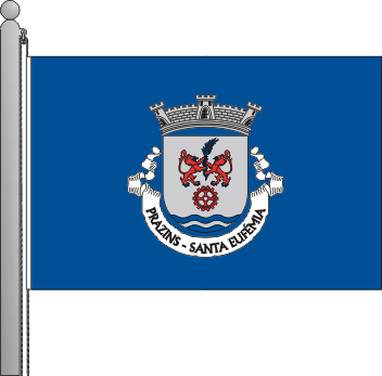 Bandeira da freguesia de Santa Eufmia de Prazins