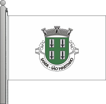 Bandeira da freguesia de So Martinho de Sande