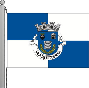 Bandeira da freguesia de Estombar
