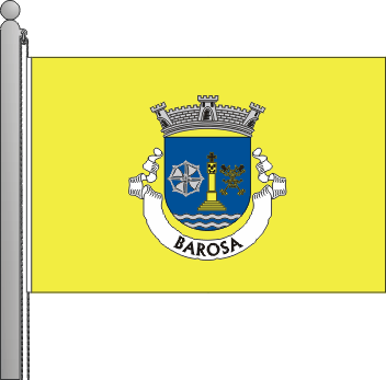 Bandeira da freguesia de Barosa
