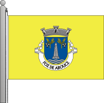 Bandeira da freguesia de Foz de Arouce