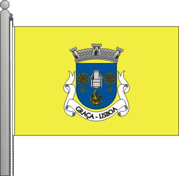 Bandeira da freguesia da Graa