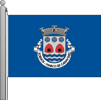 Bandeira da freguesia de Fornos