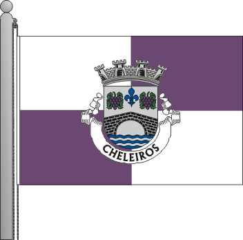 Bandeira da freguesia de Cheleiros