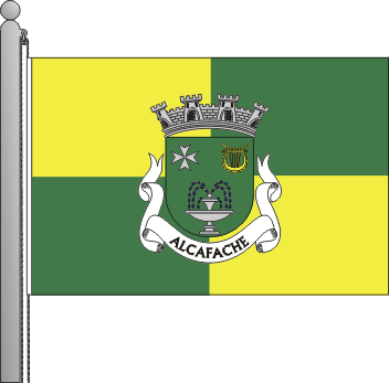 Bandeira da freguesia de Alcafache