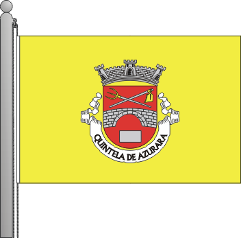 Bandeira da freguesia de Quintela de Azurara