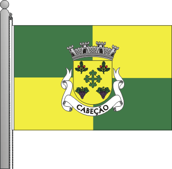 Bandeira da freguesia de Cabeo