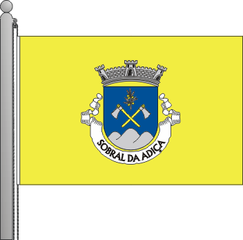 Bandeira da freguesia de Sobral da Adia