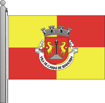 Bandeira da freguesia de Canas de Senhorim