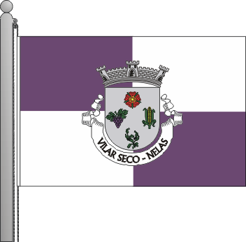 Bandeira da freguesia de Vilar Seco