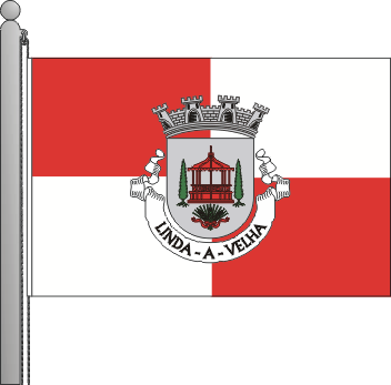 Bandeira da freguesia de Linda-a-Velha